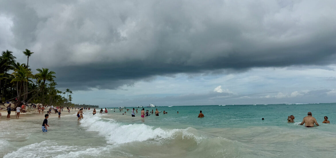 Beach at Playa Bávaro on the Punta Cana coast, Dominican Republic