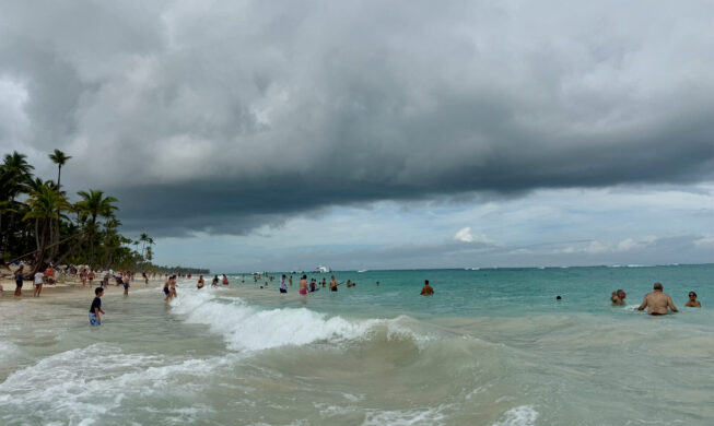 Beach at Playa Bávaro on the Punta Cana coast, Dominican Republic